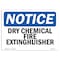 Signmission OSHA Notice, 5" Height, Dry Chemical Fire Extinguisher Sign, 7" X 5", Landscape OS-NS-D-57-L-11574 - alternate 1